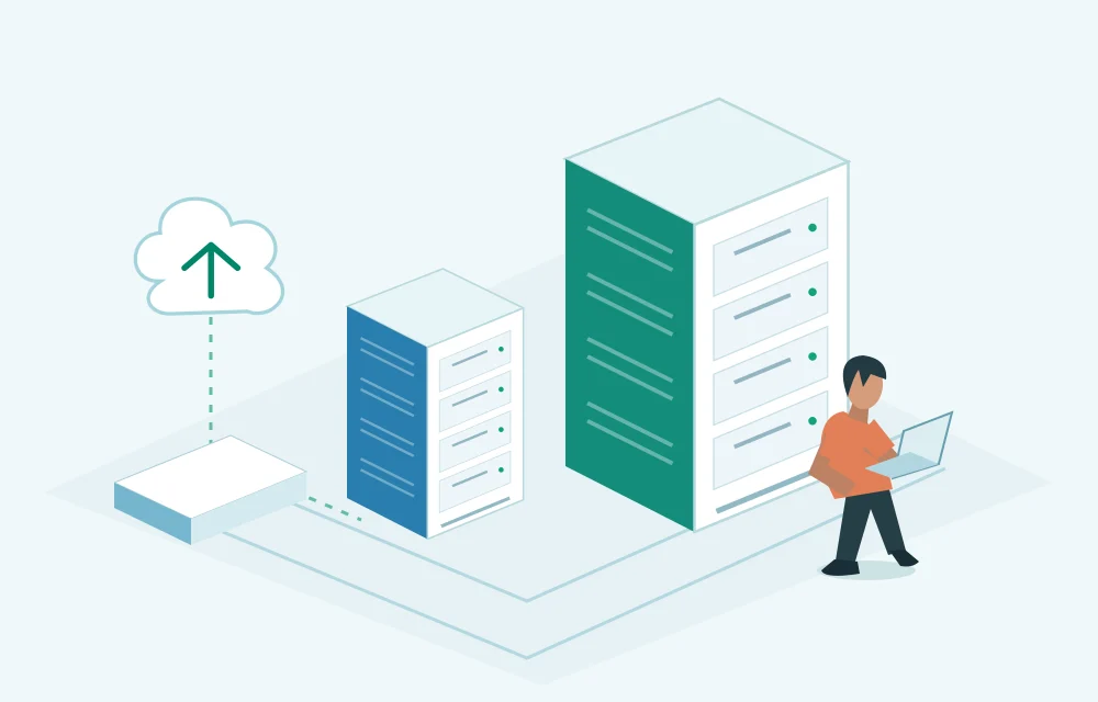 Ilustrasi infrastruktur untuk Object Storage Kompatibel S3